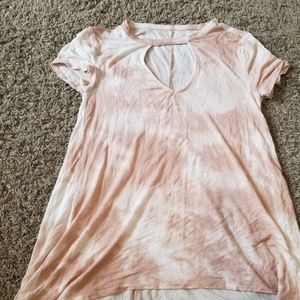 Pink and white marble shirt